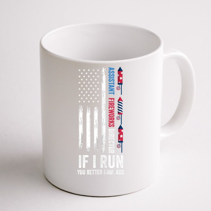 Assistant Fireworks Director 4th Of July Front & Back Coffee Mug