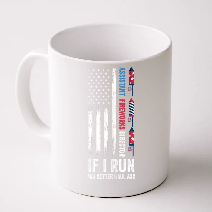 Assistant Fireworks Director 4th Of July Front & Back Coffee Mug