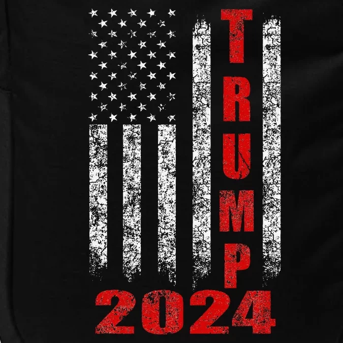 American Flag Design Trump 2024 Impact Tech Backpack