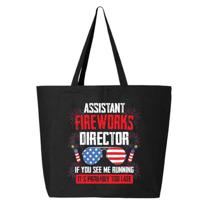 Assistant Fireworks Director If You See Running 25L Jumbo Tote