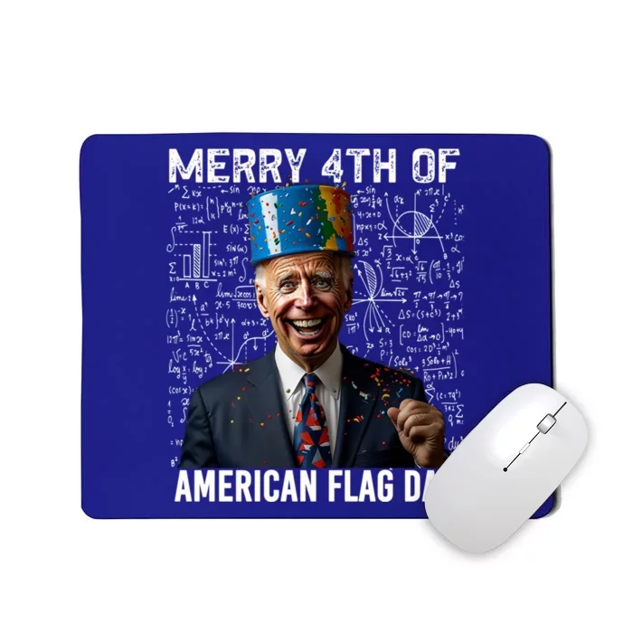 American Flag Day 4th Of July Funny Joe Biden Memorial Meaningful Gift Mousepad