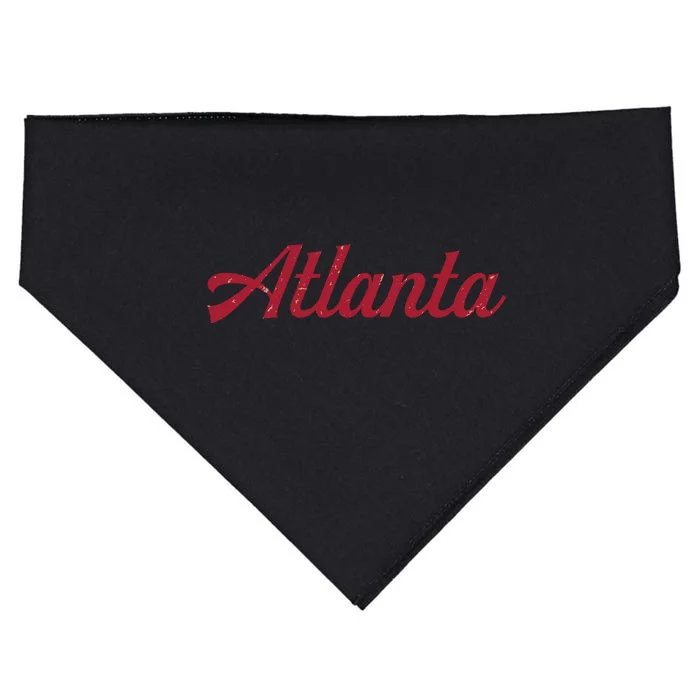 Atlanta Football Distressed USA-Made Doggie Bandana