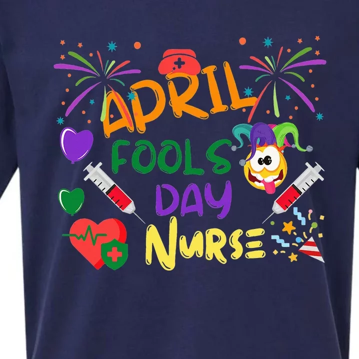 April Fool's Day for Nurse Funny nurse week Sueded Cloud Jersey T-Shirt