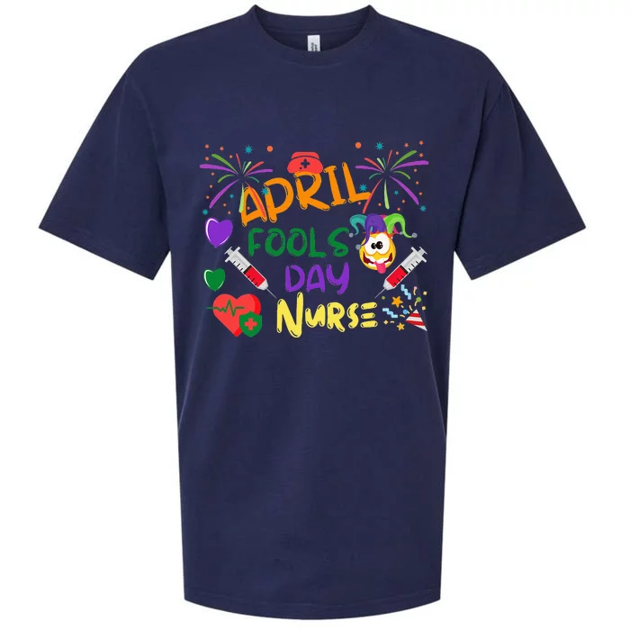 April Fool's Day for Nurse Funny nurse week Sueded Cloud Jersey T-Shirt