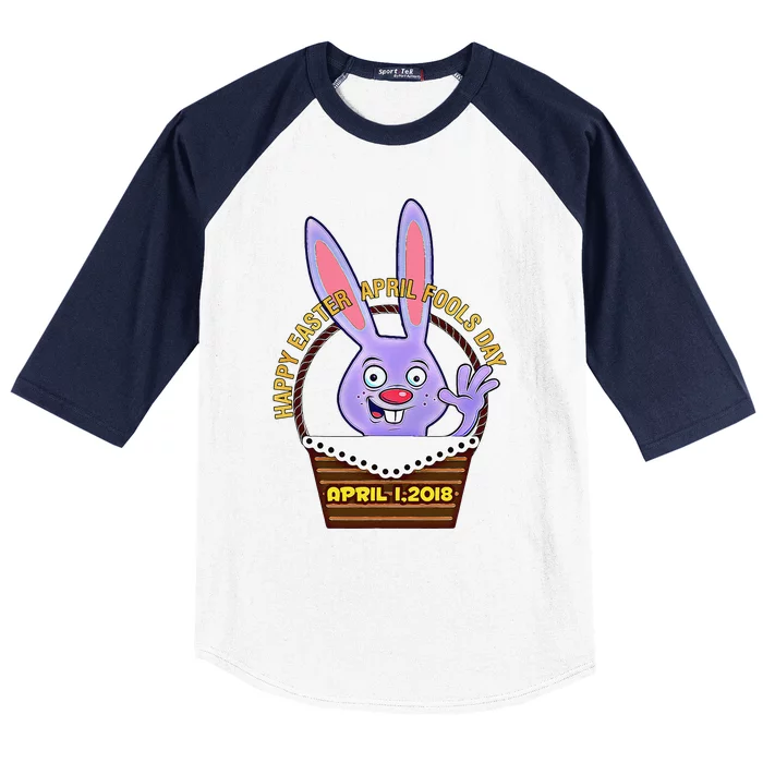 April Fools Day Easter Cute Gift Baseball Sleeve Shirt