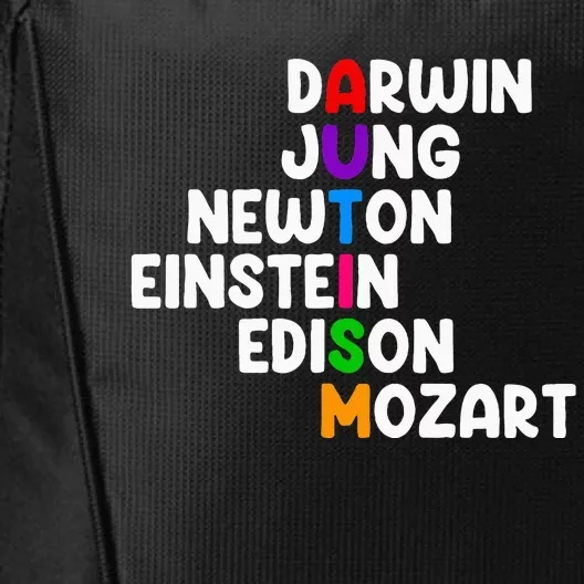 Autism For Darwin Jung Newton Einstein Edison City Backpack