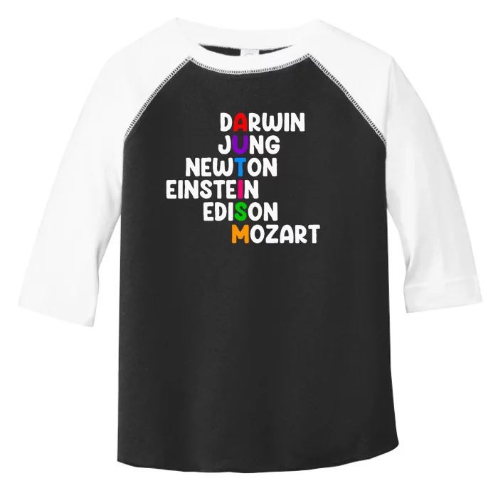 Autism For Darwin Jung Newton Einstein Edison Toddler Fine Jersey T-Shirt