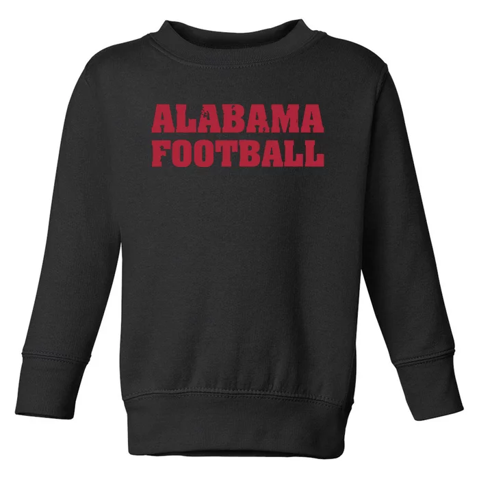 Alabama Football Distressed Vintage Toddler Sweatshirt