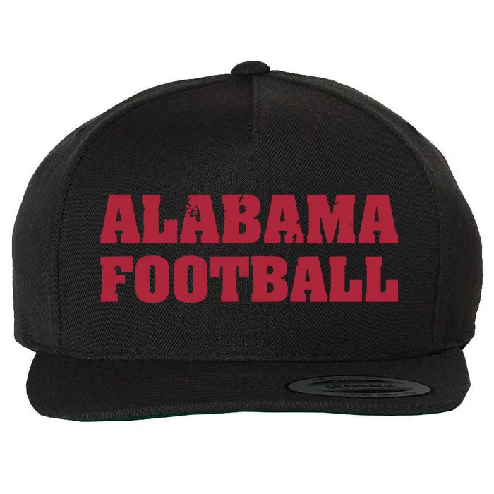 Alabama Football Distressed Vintage Wool Snapback Cap