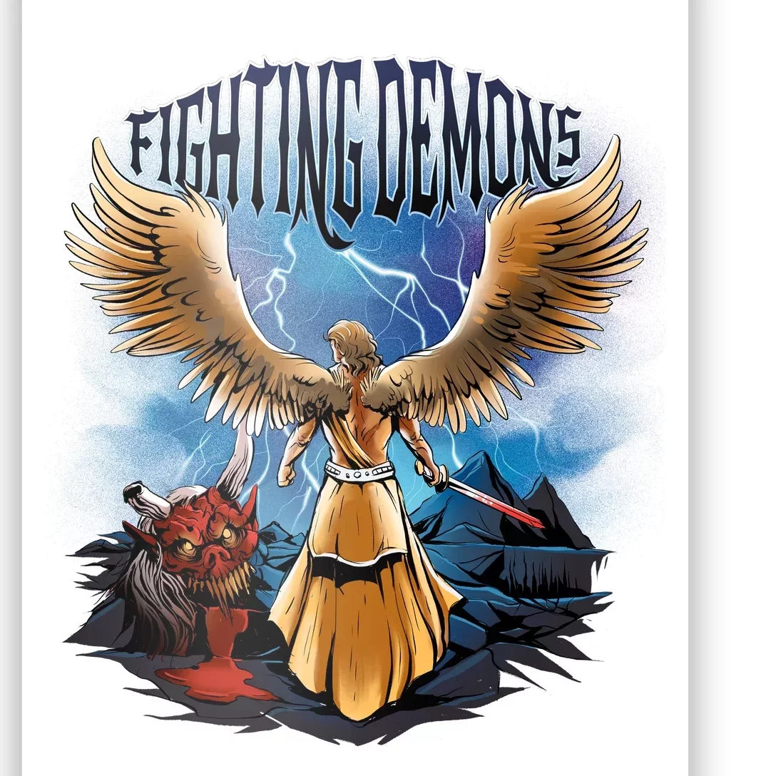 Angel Fighting Demons Poster