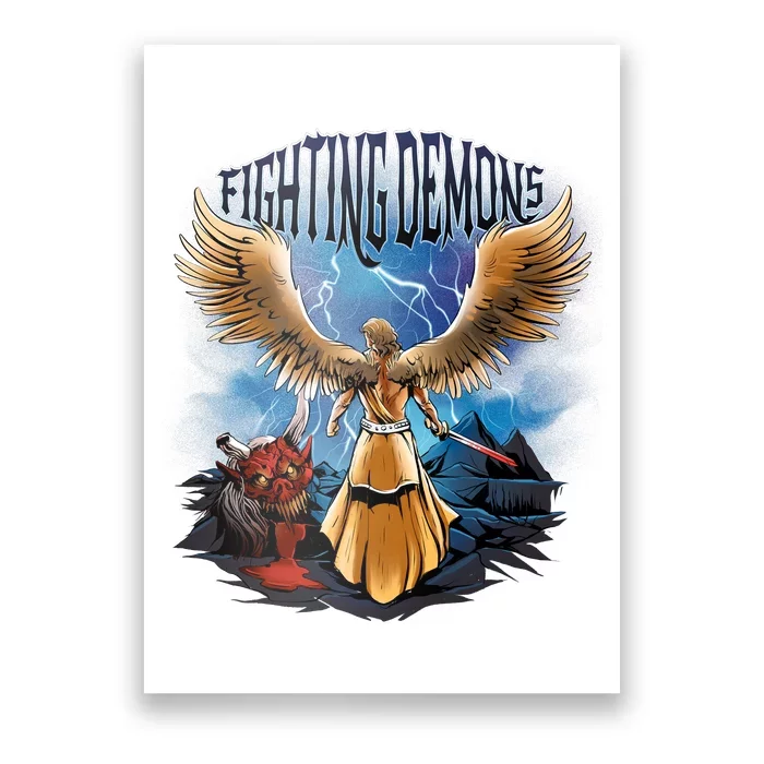 Angel Fighting Demons Poster