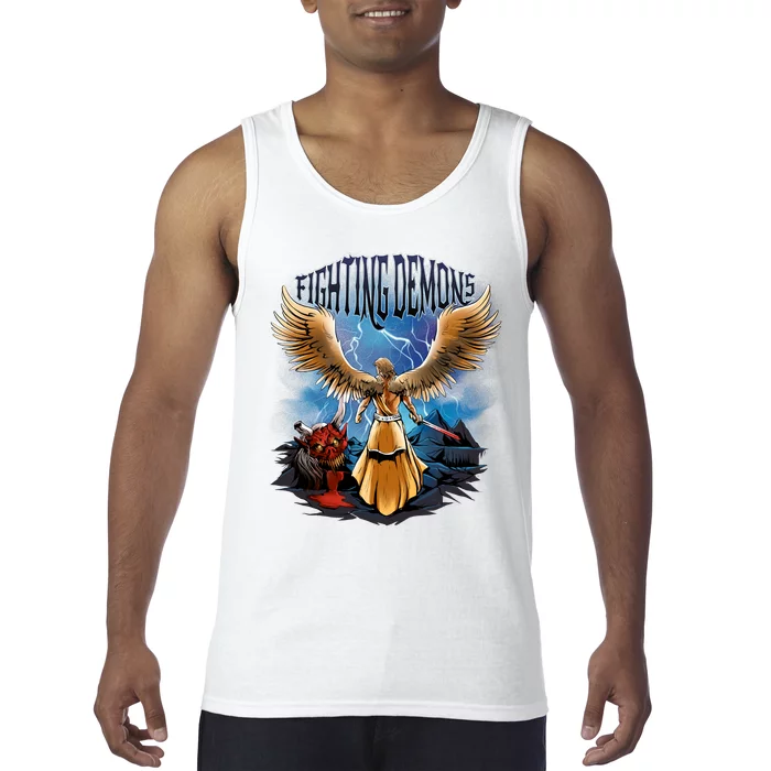 Angel Fighting Demons Tank Top