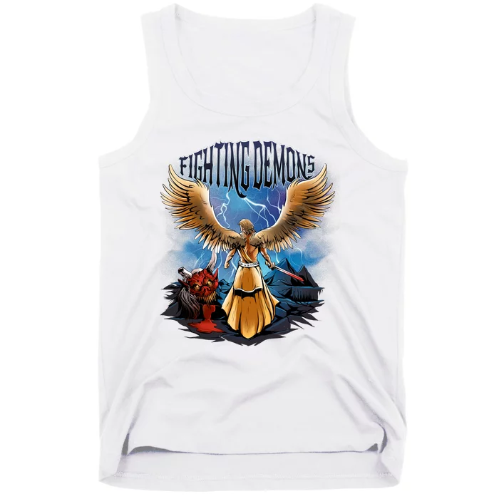 Angel Fighting Demons Tank Top