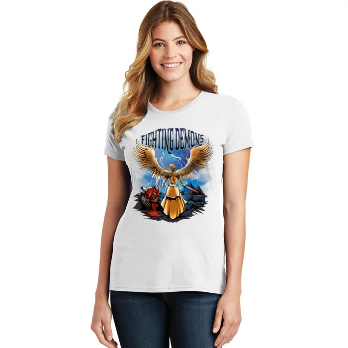 Angel Fighting Demons Women's T-Shirt