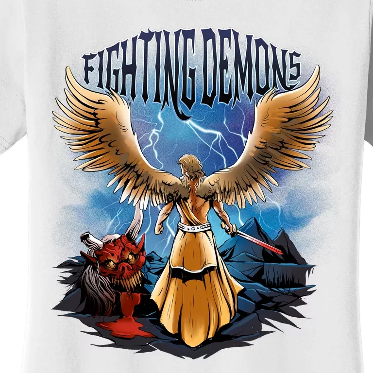 Angel Fighting Demons Women's T-Shirt