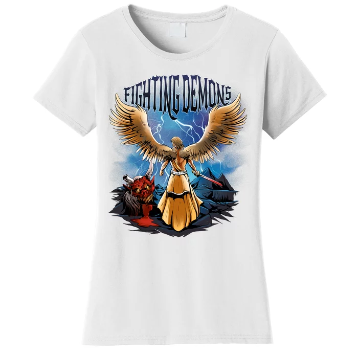 Angel Fighting Demons Women's T-Shirt