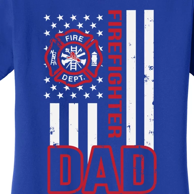 American Firefighter Dad Gift Women's T-Shirt