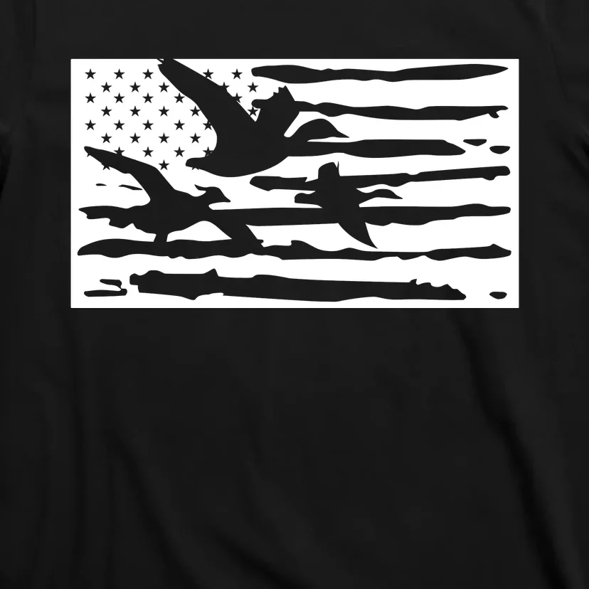 American Flag Duck Hunter T-Shirt