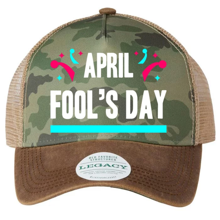 April Fool's Day Funny April Fool Legacy Tie Dye Trucker Hat