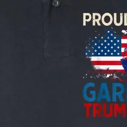 American Flag Election Proud To Be Garbage Vote Trump Presiden Gift Softstyle Adult Sport Polo