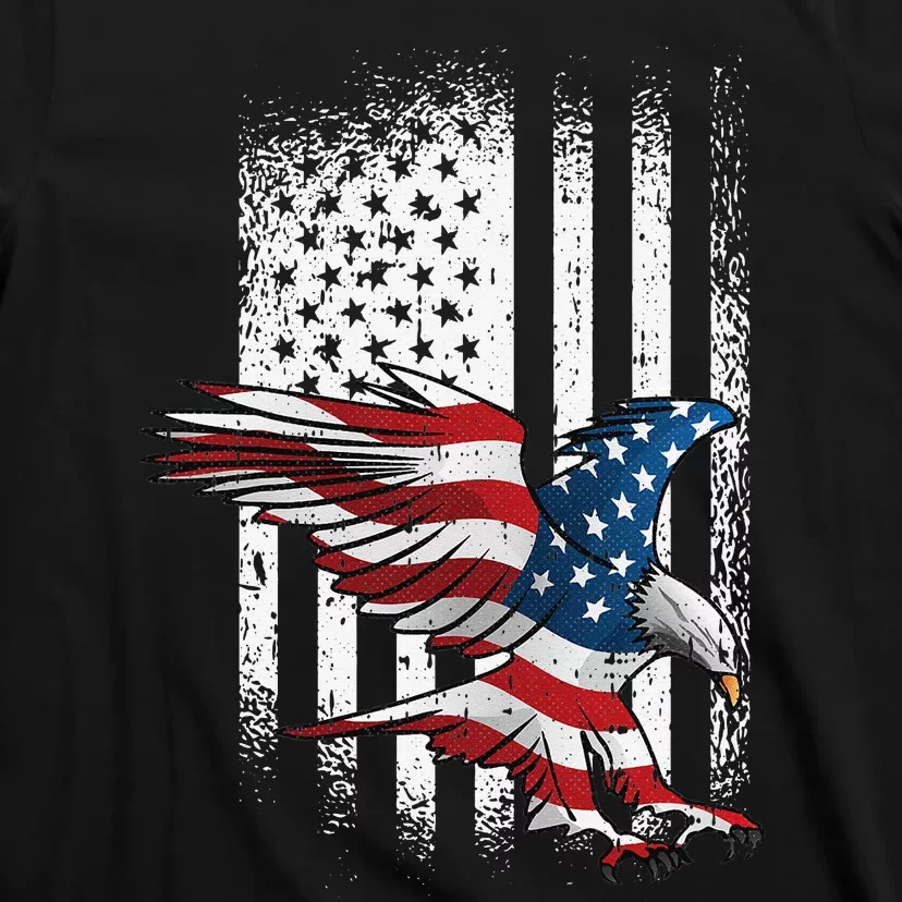 American Flag Eagle 4th Of July Independence Day Patriotic T-Shirt