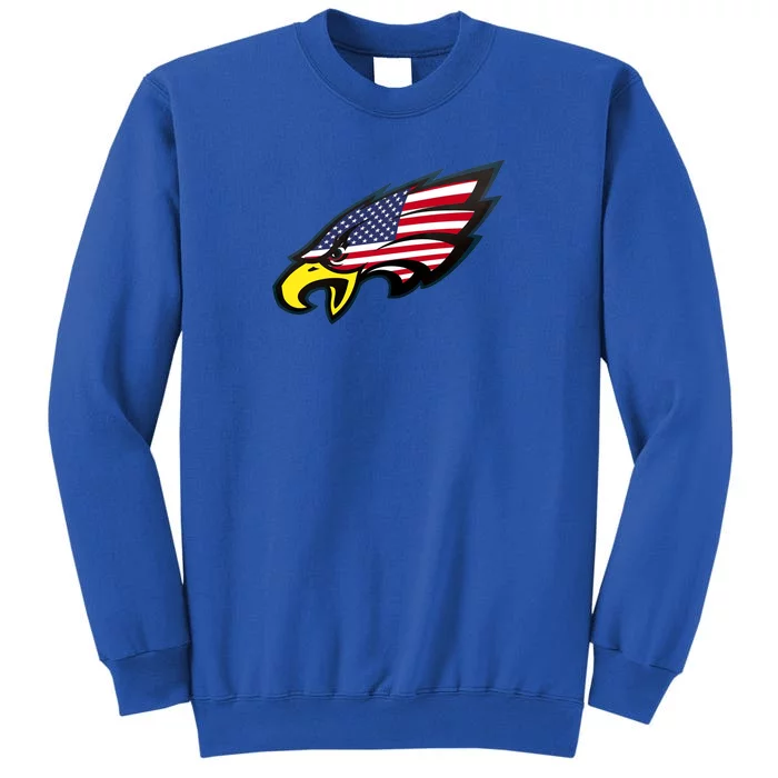 American Flag Eagle Tall Sweatshirt