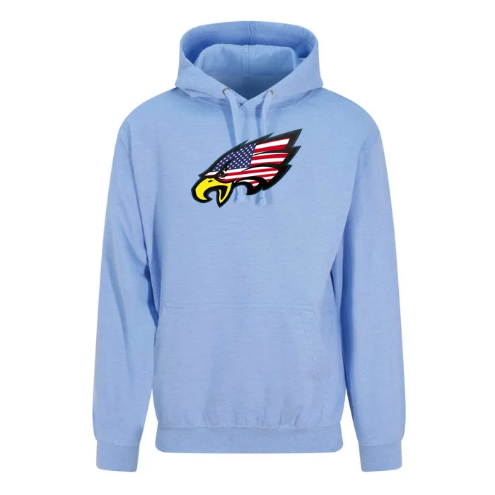 American Flag Eagle Unisex Surf Hoodie