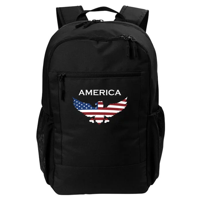 American Flag Eagle Daily Commute Backpack