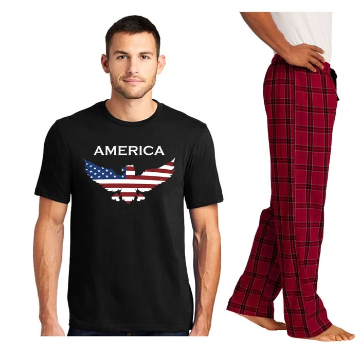 American Flag Eagle Pajama Set