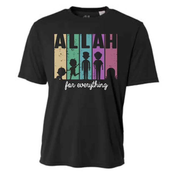 Allah For Everything Islam Muslim Alhamdulillah Ramadan Gift Great Gift Cooling Performance Crew T-Shirt