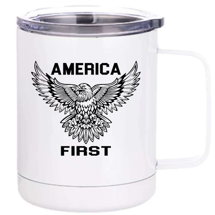 America First Eagle America First 12 oz Stainless Steel Tumbler Cup