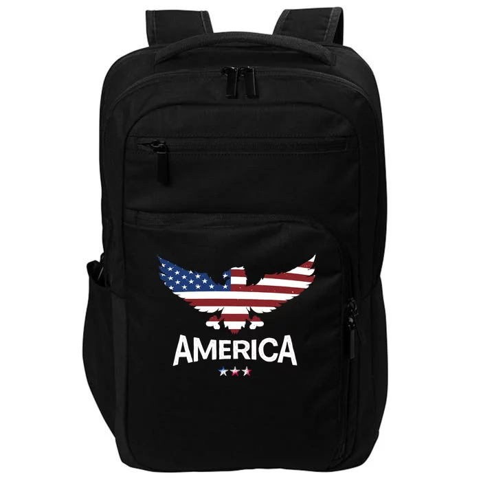 American Flag Eagle Impact Tech Backpack