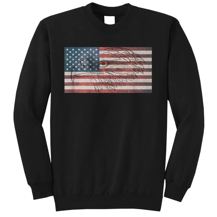 American Flag Eagle USA Sweatshirt