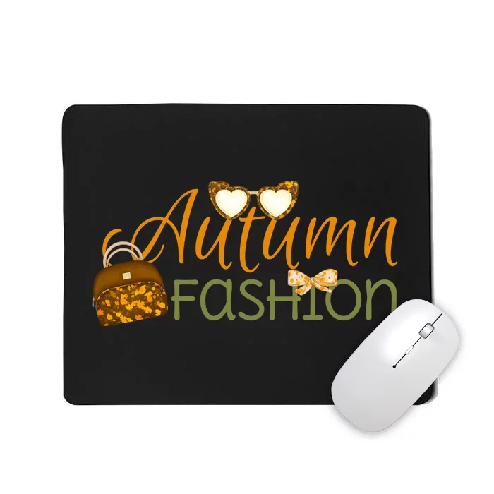 Autumn Fashion Essentials Mousepad