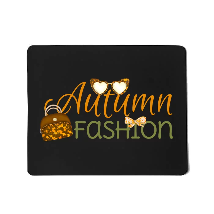 Autumn Fashion Essentials Mousepad