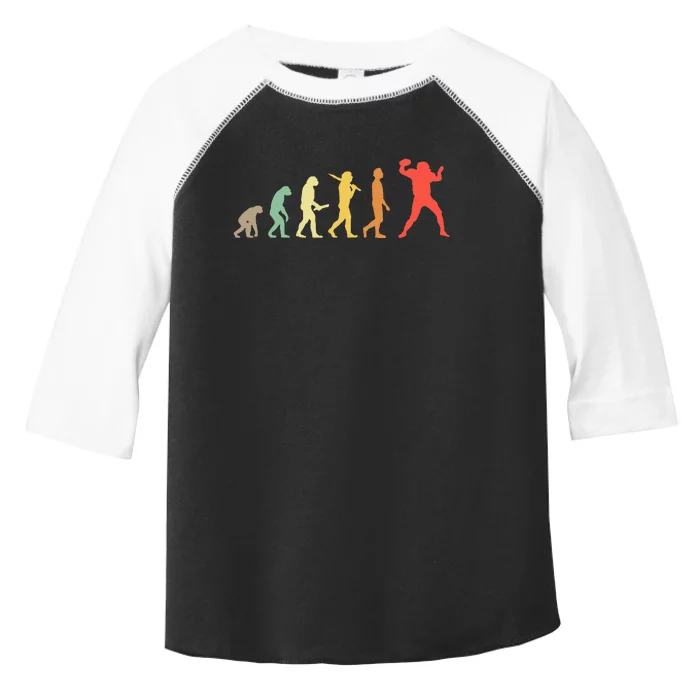 American Football Evolution Gift For Football Players Toddler Fine Jersey T-Shirt