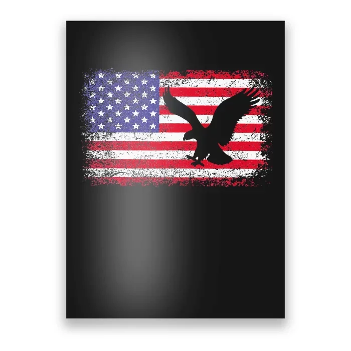 American Flag Eagle Usa 4th Of July Poster