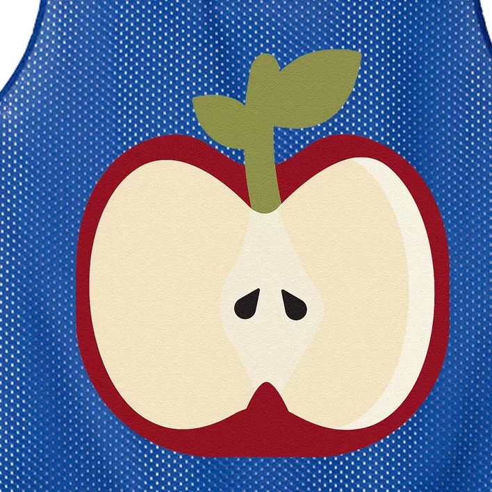 Apple Fruit Easy Lazy DIY Halloween Costume Mesh Reversible Basketball Jersey Tank