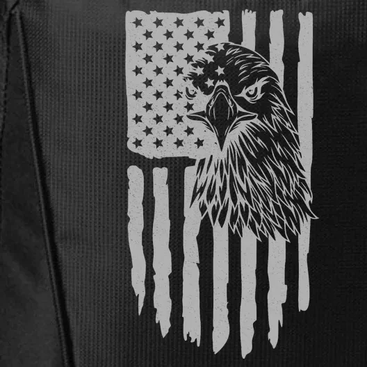 American Flag Eagle Patriot City Backpack