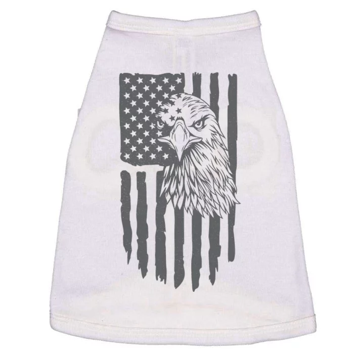 American Flag Eagle Patriot Doggie Tank