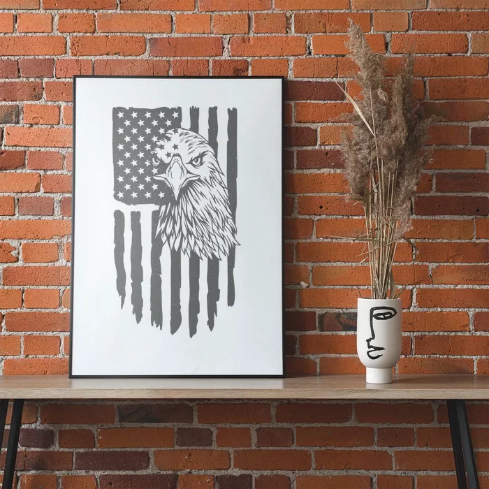 American Flag Eagle Patriot Poster