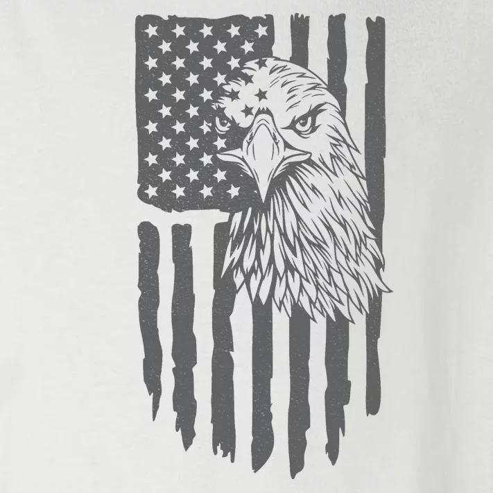 American Flag Eagle Patriot Toddler Long Sleeve Shirt