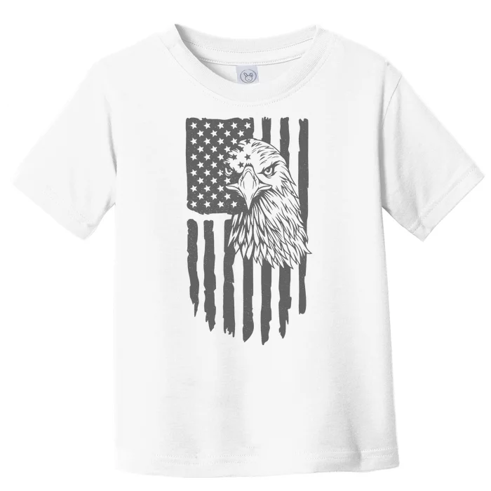 American Flag Eagle Patriot Toddler T-Shirt