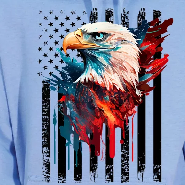 American Flag Eagle Patriots America Eagle Unisex Surf Hoodie