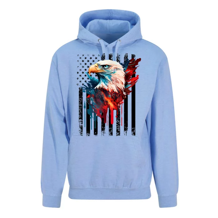 American Flag Eagle Patriots America Eagle Unisex Surf Hoodie