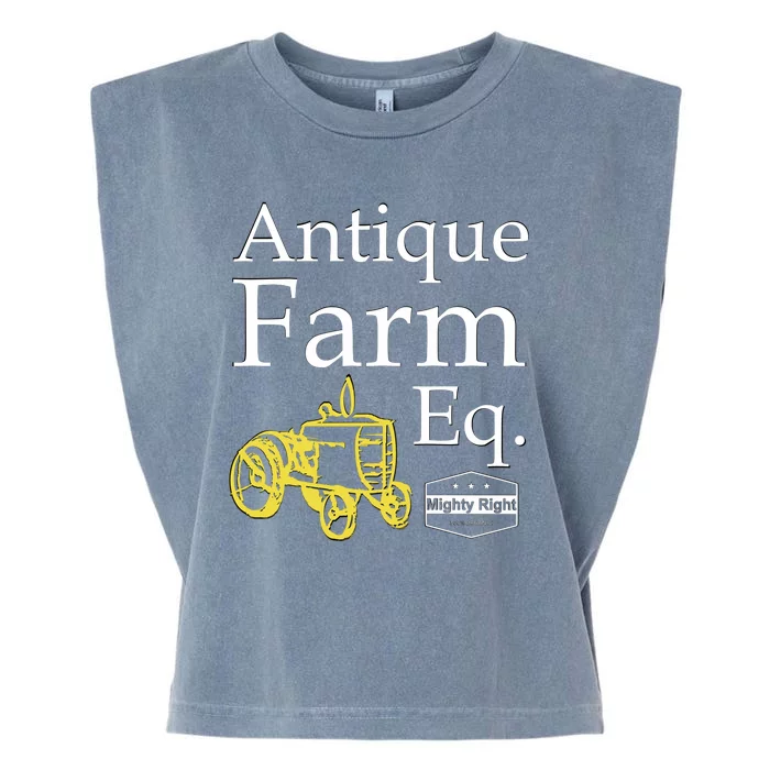 Antique Farm Equipment Garment-Dyed Women's Muscle Tee