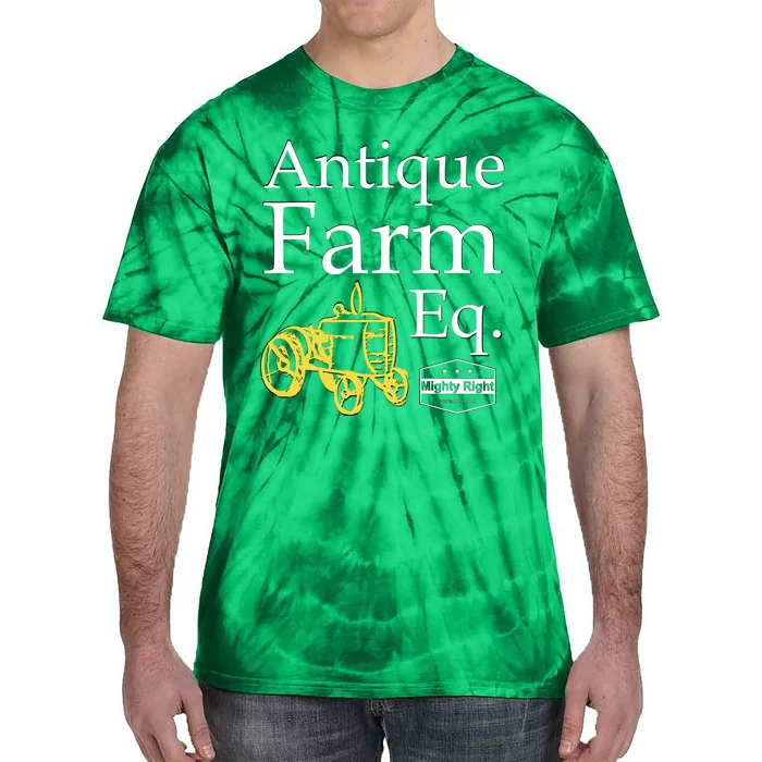 Antique Farm Equipment Tie-Dye T-Shirt