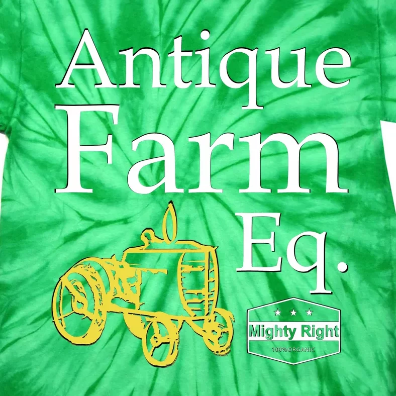 Antique Farm Equipment Tie-Dye T-Shirt