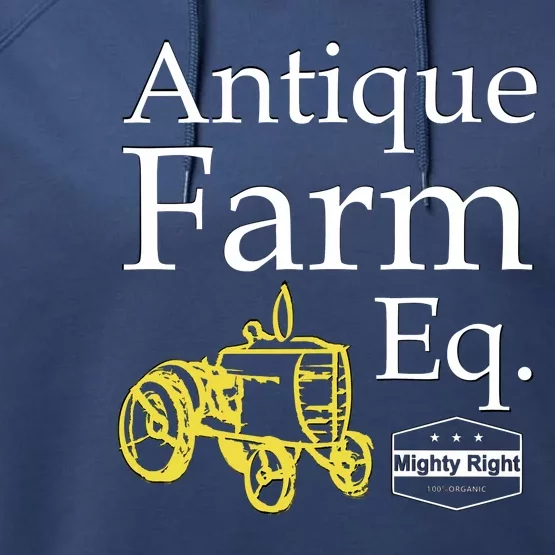 Antique Farm Equipment Performance Fleece Hoodie