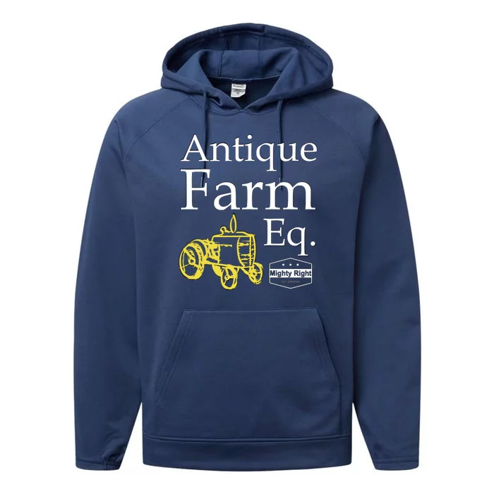 Antique Farm Equipment Performance Fleece Hoodie